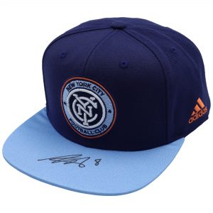 Alexander Ring New York City FC Autographed Blue Logo Hat