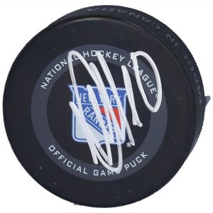 Artemi Panarin New York Rangers Autographed 2019 Model Official Game Puck