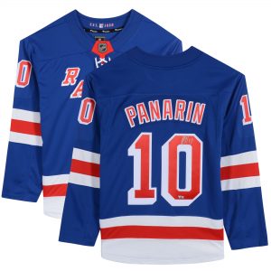 Men's Fanatics Branded Artemi Panarin Blue New York Rangers Home Premier Breakaway Player Jersey