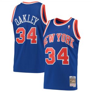 Charles Oakley New York Knicks Mitchell & Ness Hardwood Classics 1991-92 Swingman Jersey