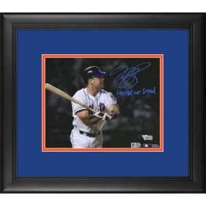 Mike Piazza New York Mets Autographed September 21, 2001 Home Run Photograph