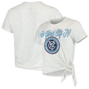 New York City FC Concepts Sport Women’s Velocity Tie-Up T-Shirt