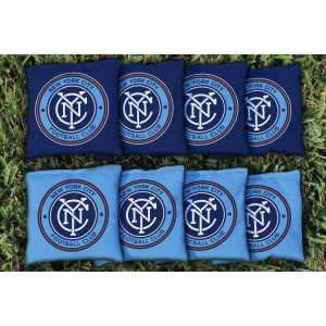 New York City FC Cornhole Kernel-Filled Game Bag Set