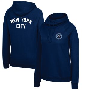 New York City FC Mitchell & Ness Women’s Funnel Neck Pullover Hoodie