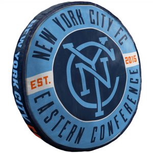 New York City FC The Northwest Company 15” Travel Cloud Pillow