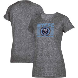 New York City FC adidas Women’s Boxed Middle Performance V-Neck T-Shirt