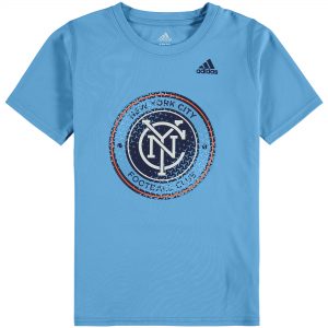 New York City FC adidas Youth Tiled climalite T-Shirt