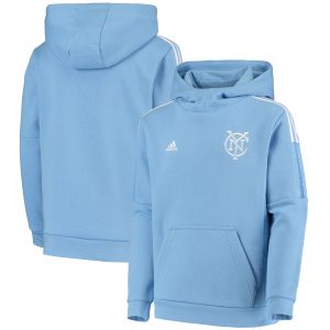 New York City FC adidas Youth Travel Pullover Hoodie