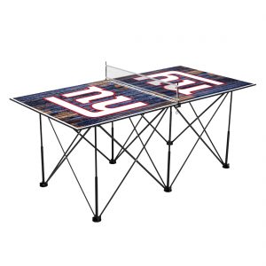 New York Giants 6′ Weathered Design Pop Up Table Tennis Set