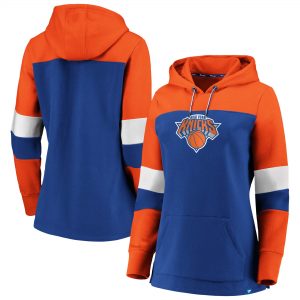 New York Knicks Women’s Iconic Heavy Block Pullover Hoodie