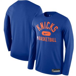 New York Knicks Nike On-Court Practice Performance Legend Long Sleeve T-Shirt