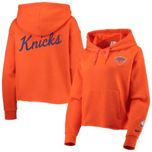 New York Knicks Nike Women’s Essential Pullover Cropped Hoodie