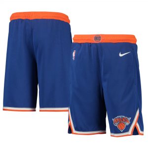 New York Knicks Nike Youth 2020/21 Swingman Performance Shorts – Icon Edition