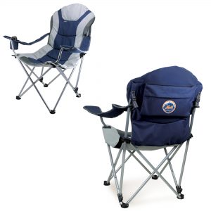 New York Mets Navy Reclining Camp Chair