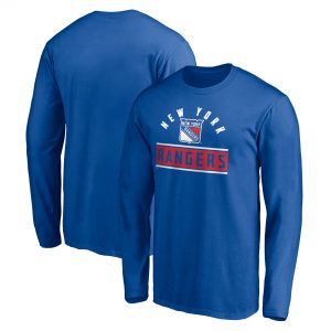 New York Rangers Team Arc Knockout Long Sleeve T-Shirt