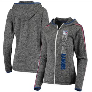 New York Rangers G-III 4Her by Carl Banks Women’s Agent Full-Zip Hoodie