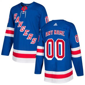 New York Rangers adidas Authentic Custom Jersey – Royal