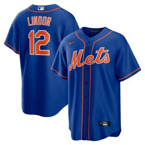 Nike Francisco Lindor New York Mets Royal Alternate Replica Player Jersey