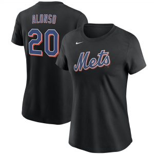 Nike Pete Alonso New York Mets Women’s Black Name & Number T-Shirt